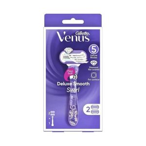 Gillette Venus Deluxe Smooth Swirl with 2 Cartridges